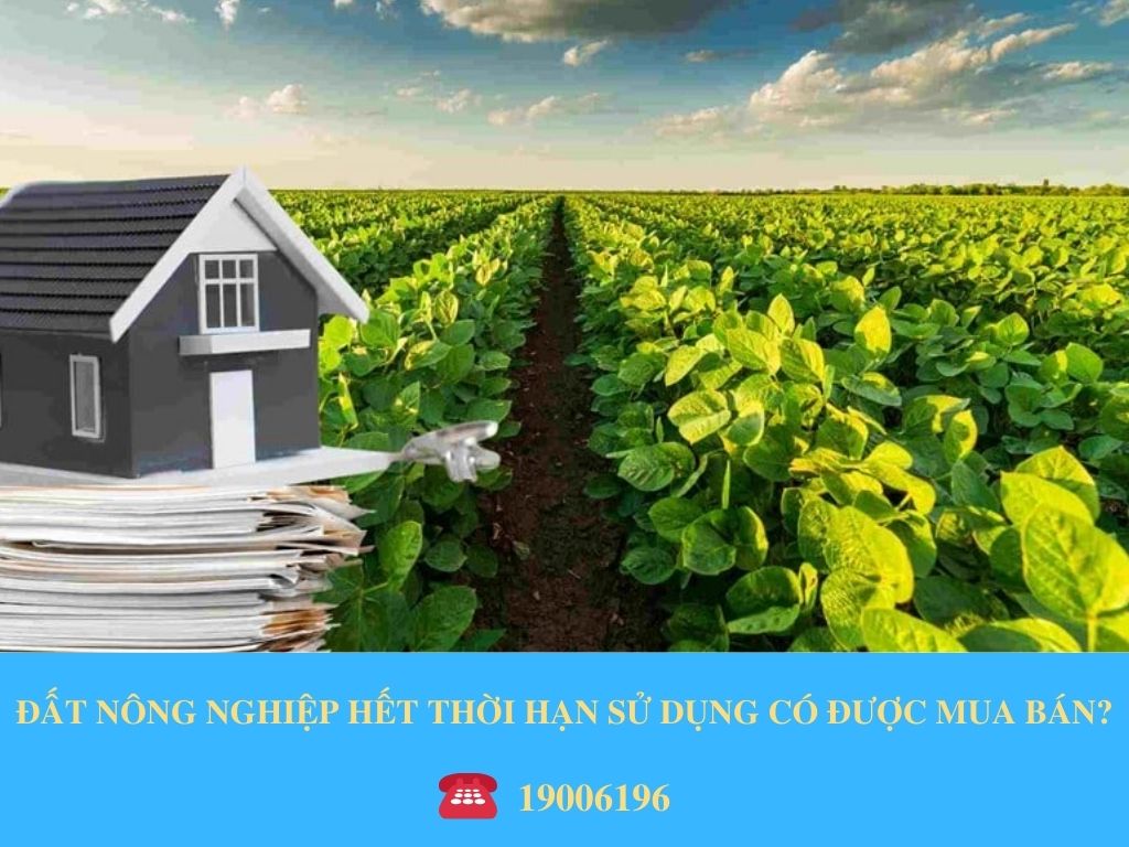 ĐẤT NÔNG NGHIỆP HẾT THỜI HẠN SỬ DỤNG CÓ ĐƯỢC MUA BÁN?