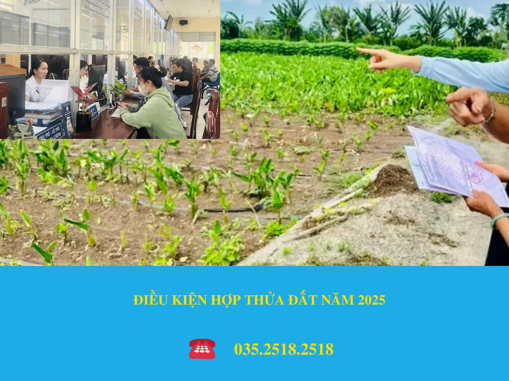 ĐIỀU KIỆN HỢP THỬA ĐẤT NĂM 2025