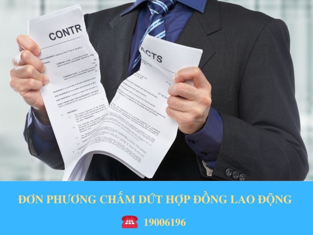 ĐƠN PHƯƠNG CHẤM DỨT HỢP ĐỒNG LAO ĐỘNG 