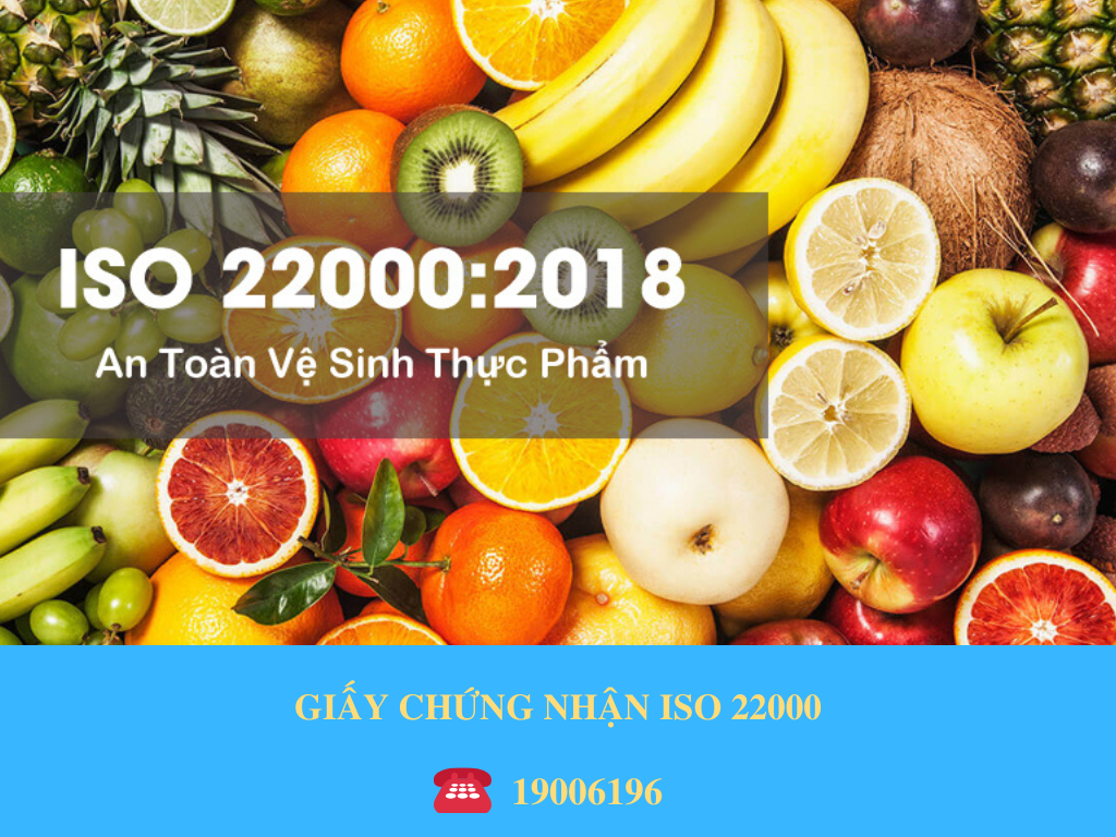 GIẤY CHỨNG NHẬN ISO 22000