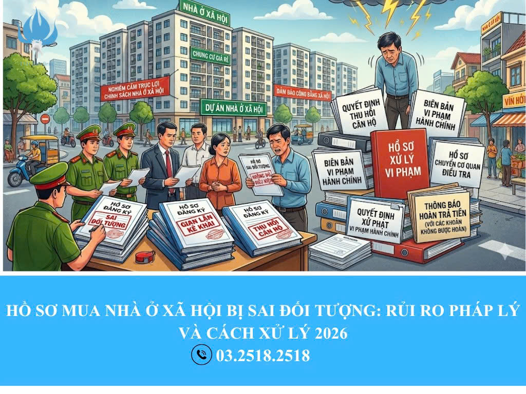 HỒ SƠ MUA NHÀ Ở XÃ HỘI BỊ SAI ĐỐI TƯỢNG: RỦI RO PHÁP LÝ VÀ CÁCH XỬ LÝ 2026