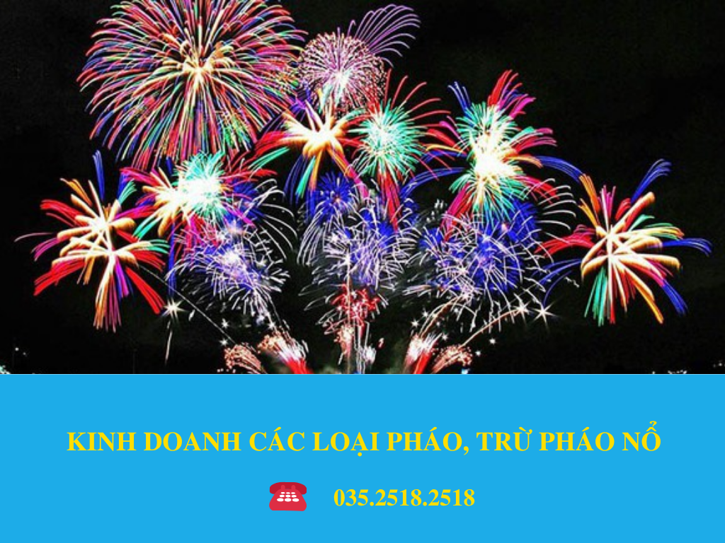 KINH DOANH CÁC LOẠI PHÁO, TRỪ PHÁO NỔ