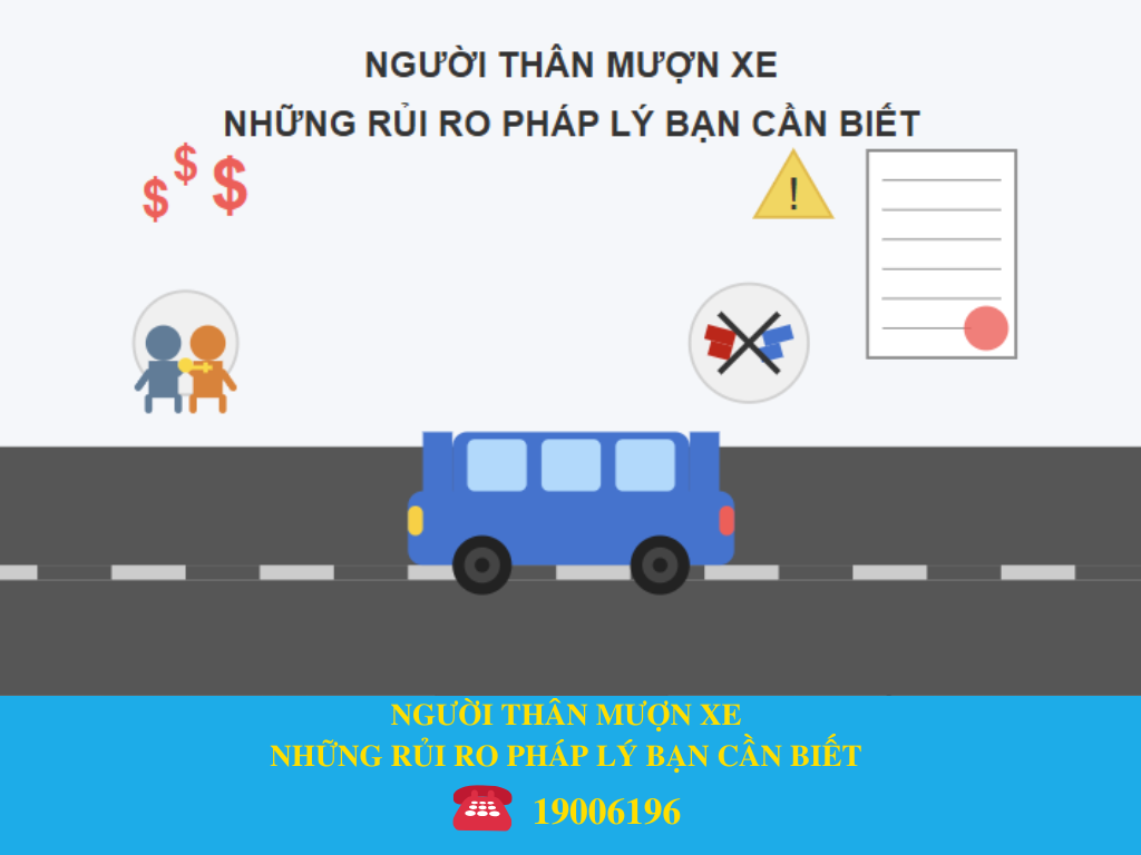 NGƯỜI THÂN MƯỢN XE, NHỮNG RỦI RO PHÁP LÝ BẠN CẦN BIẾT