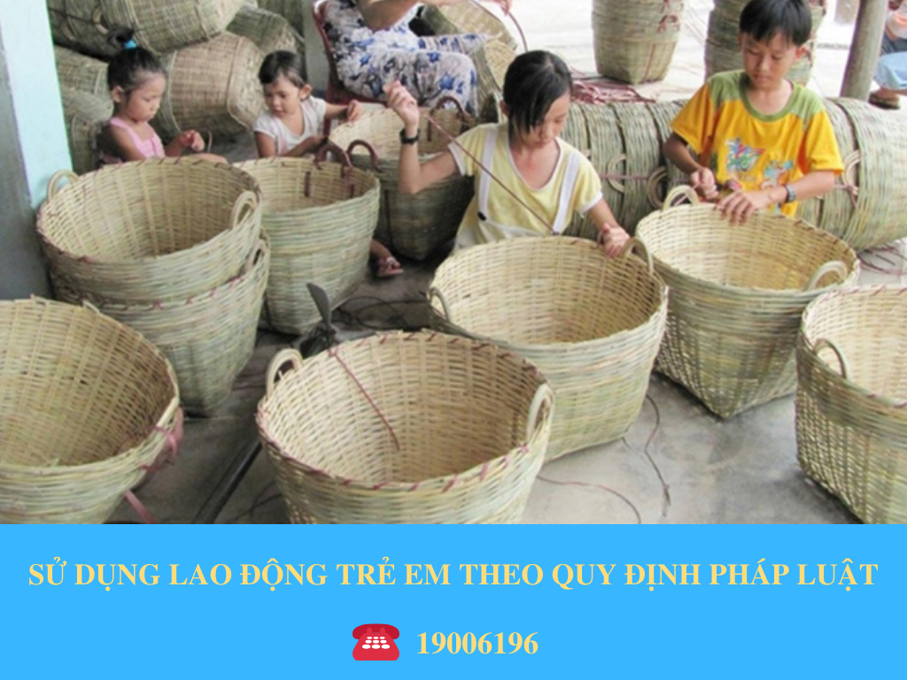 SỬ DỤNG LAO ĐỘNG TRẺ EM THEO QUY ĐỊNH PHÁP LUẬT