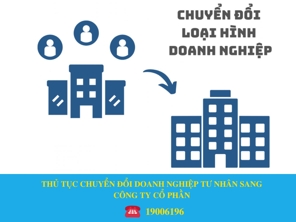 THỦ TỤC CHUYỂN ĐỔI DOANH NGHIỆP TƯ NHÂN SANG CÔNG TY CỔ PHẦN