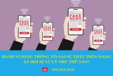 HÀNH VI ĐĂNG THÔNG TIN SAI SỰ THẬT TRÊN MẠNG XÃ HỘI BỊ XỬ LÝ NHƯ THẾ NÀO?